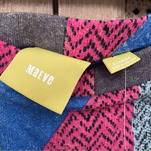 Maeve Anthropologie Cubist Knit Geometric Lined Midi
Skirt Retro Colors : Sz XL - Picture 10 of 15